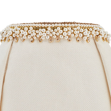 2016 Maison Lilly Ibrahim Couture Textured Gold and Cream Skirt and Top Set