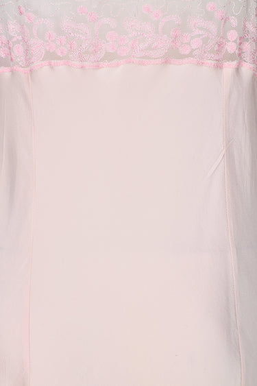 1990s David Nieper Candy Pink Silk Satin Maxi Slip