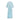 1970s David Nieper Pale Blue Cotton and Lace Robe