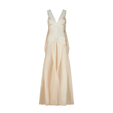 2008 Hervé Léger Runway Documented Nude Bandage Maxi-Dress