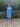 1970s Louis Feraud Sky Blue Silk Shirtwaister Dress