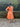 ARCHIVE - 1960s Harco Orange Cotton Dress with Waistband Applique