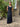 ARCHIVE - 1960s Black Crepe Full Length Fishtail Evening Dress
