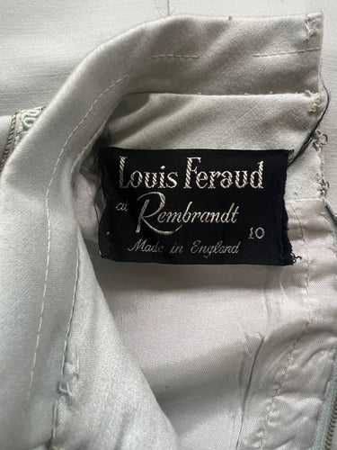 ARCHIVE - 1960s Louis Feraud Pale Blue A-Line Mod Dress