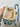 ARCHIVE - 1950s White Bag with Forget-Me-Not Flowers and Matching Gloves