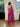 ARCHIVE - 1960s Fortnum and Mason Cerise Pink Chiffon Maxi Dress