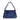 ARCHIVE - 1960s Royal Blue Silk Satin Pleated Handbag
