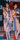 1981 Missoni Silk Harlequin Paint Effect Dress With Ruffle Collar