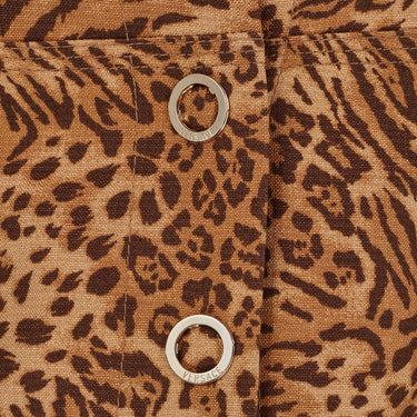 1990s Versace Leopard Print Silk Jacket