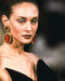 1990s Haute Couture Yves Saint Laurent Red and Gold Gripoix Earrings