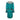 1982 Zandra Rhodes Turquoise Printed Dress Suit with Ribbon Work