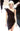ARCHIVE - 2002 Emanuel Ungaro Runway Black Ruched Dress with Leather Strap