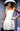 1990s Thierry Mugler White Cotton Mini Dress with Belt Detail