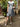 1950s Grey and White Cotton Box Pleat Dress