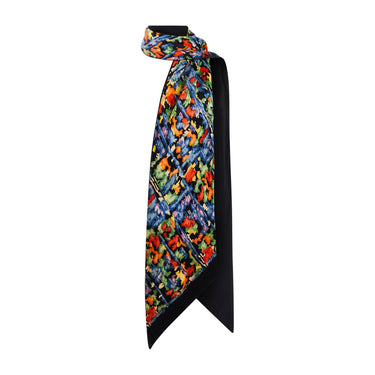 ARCHIVE - 1930s Liberty Silk Velvet Rainbow Floral Print Jacket with Scarf