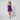 2011 John Galliano for Christian Dior Runway Purple Chiffon Mini Dress