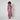 1920s Pink Full Length Lamé Flapper Dress