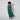 1960s William Travilla Green and Blue Sequin Dress