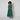 1960s William Travilla Green and Blue Sequin Dress
