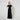 1930s Couture Layered Black Lace Maxi Dress