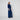 1970s Courreges Royal Blue Cotton Maxi Skirt and Cropped Jacket