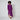 2000 Christian Lacroix Couture Purple Textured Skirt Suit