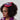 1950s Pink & Purple Ribbonwork Veiled Hat Topper