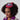 1950s Pink & Purple Ribbonwork Veiled Hat Topper
