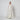 ARCHIVE - 1970s Five Tier Lace Wedding Dress with Wide Neckline