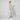 ARCHIVE - 1970s Five Tier Lace Wedding Dress with Wide Neckline