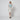 1960s Jo Ro Imports Blue and Cream Sequin Shift-Dress