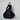 1986 Yves Saint Laurent Haute Couture Black Velvet and Jacquard Dress