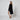 1980s Maurice Daquin Black Felt Wool Cape Coat
