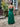ARCHIVE - 1970s Bernshaw Green Jersey Studio 54 Maxi Dress