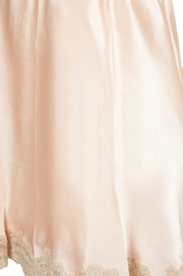 1930s Lace Trimmed Pink Silk Tap Pants