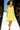 2006 Zac Posen Runway Documented Yellow Silk Dress