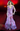 2004 Zuhair Murad Runway Haute Couture Pink and Purple Beaded Dress