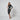 2014 Julien MacDonald Iridescent Green Snake Effect One Sleeve Dress