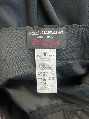 2011 Dolce & Gabbana "Vintage" Black Lace Corset Dress