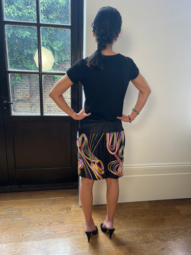 ARCHIVE - 2008 Documented Chloe Resort Rainbow Ribbonwork Skirt