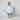 ARCHIVE - 1970s Per Spook for Louis Feraud White and Blue Cotton Dress with Belt