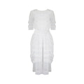 Edwardian 1910s Whitework Embroidered Muslin Lawn Dress