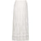 1910s Edwardian White Cotton Embroidered Lawn Skirt
