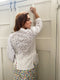 1910s Whitework Linen Summer Walking Jacket-CIRCA VINTAGE LONDON