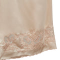1920s Pink Silk Slip with Embroidered Moth Motif