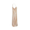 1920s Pink Silk Slip with Embroidered Moth Motif