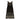 1920s Black and Cream Silk Beaded Long Flapper Dress