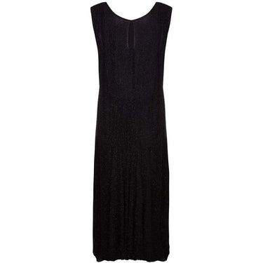 ARCHIVE - 1920s French Couture Black All Over Beaded Flapper Dress