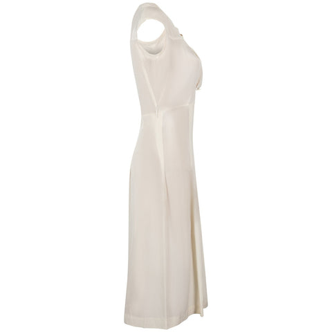 1920s Ivory Silk Day Dress