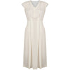1920s Ivory Silk Day Dress